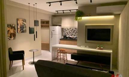 Unique Residence - Apartamento studio 01 dormitório mobiliado para locação próximo ao Plaza Shopping - São José do Rio Preto