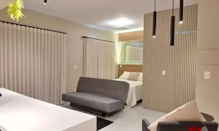 Unique Residence - Apartamento studio 01 dormitório mobiliado para locação próximo ao Plaza Shopping - São José do Rio Preto