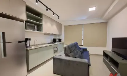 MEET - Apartamento mobiliado novo 01 dormitório para locação próximo ao Plaza Shopping - São José do Rio Preto/SP