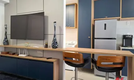 MEET - Apartamento mobiliado novo 01 dormitório para locação próximo ao Plaza Shopping - São José do Rio Preto/SP