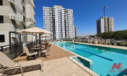 Naif art residence - apartamento 02 dormitórios para locação no condomínio naif art residence - são josé do rio preto/sp