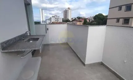 Cobertura para venda em belo horizonte, vila cloris, 3 dormitórios, 1 suíte, 1 banheiro, 2 vagas