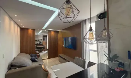 Apartamento para venda em santa luzia, chácaras santa inês (são benedito), 2 dormitórios, 1 banheiro, 2 vagas