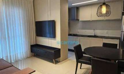 Apartamento MOBILIADO E EQUIPADO com 2 dormitórios(1 suíte) à venda, 76 m² por R$ 1.100.000 - Itacorubi - Florianópolis/SC
