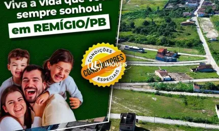 Loteamento Sollares da Borborema no Centro de Remígio PB