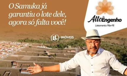 Terreno a venda em Pilar - Loteamento Alto do Engenho, Centro, Pilar - PB