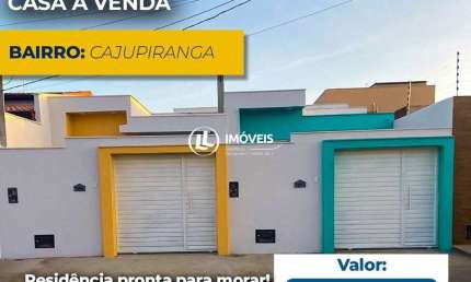 Casa de 2 quartos com suíte á venda em Cajupiranga - Parnamirim-RN.