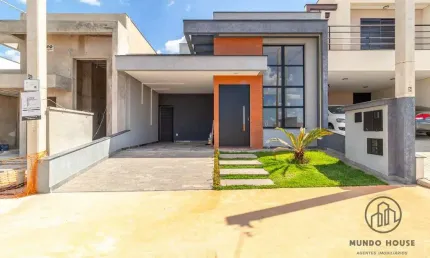 Casa em condomínio fechado com 3 quartos à venda na avenida doutor josé caetano graziosi, 955, wanel ville, sorocaba por r$ 915.000
