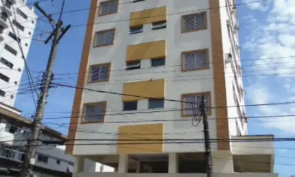 Apartamento para locação em santos-sp, no embaré: 2 quartos, 1 banheiro, 1 vaga de garagem, 55,00 m².