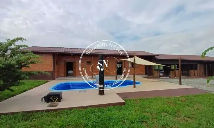 Chacara à venda, 265m², 2 dormitórios, 1 suíte - piscina - r$ 430.000 - iperó sp