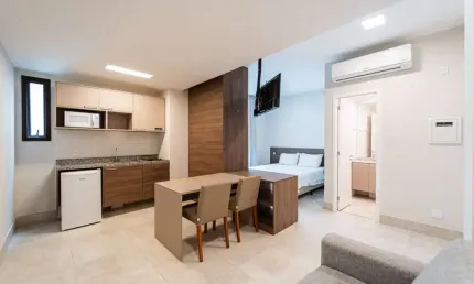 Apartamento tipo para venda em Centro com 1 quarto, sendo 1 suíte, 35m²