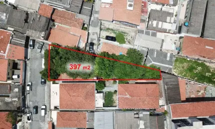 Terreno residencial para venda em Chora Menino, 397m²