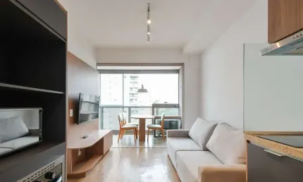Apartamento tipo para venda em Pinheiros com 1 quarto, sendo 1 suíte, 36m²