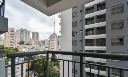 Apartamento tipo para venda em paraíso com 1 quarto, sendo 1 suíte, 21m²