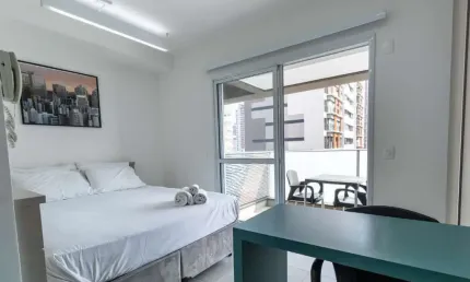 Apartamento tipo para venda em perdizes com 1 quarto, 24m²