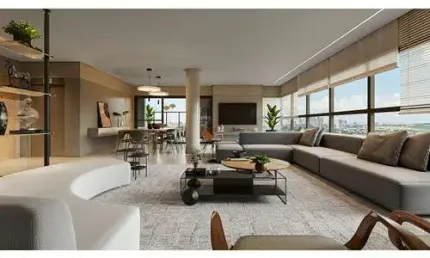 Apartamento tipo para venda com 4 quartos, sendo 3 suítes, 227m²