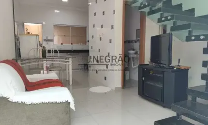 Casa em condomínio fechado com 2 quartos à venda no Balneário Maracanã, Praia Grande , 53 m2 por R$ 300.000