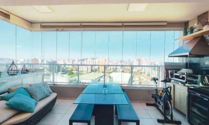 Apartamento com 2 quartos, sala ampla e lazer completo em Campo Grande - Santos - SP