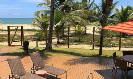 Excelente Village em Itacimirim frente mar 3/4 mobiliado sendo duas suite duas vagas de garagem cobertas