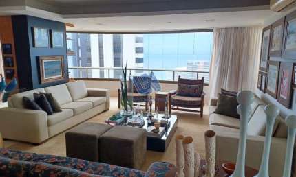 Apartamento nascente 3 suítes sendo 1 suíte master com closet 312m2 na Ondina
