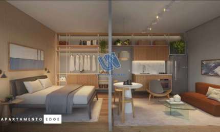 Alive Horto Florestal quarto e sala com varanda 34,25m2