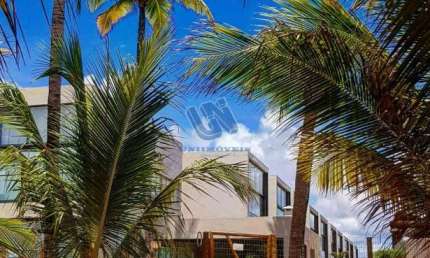 Village 3 quartos sendo 2 Suítes com varanda gourmet 100m2 em Itacimirim mobiliado 2 vagas cobertas frente mar