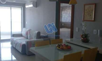 Apartamento porteira fechada quarto e sala com vista mar 60m2 em Armação