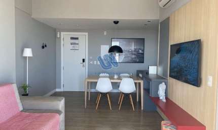 Apartamento Decorado quarto e sala no Caminho das Árvores 45m2