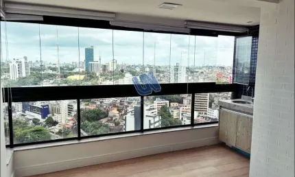 Apartamento 1 quarto nascente com vista mar 47m2 no Rio Vermelho