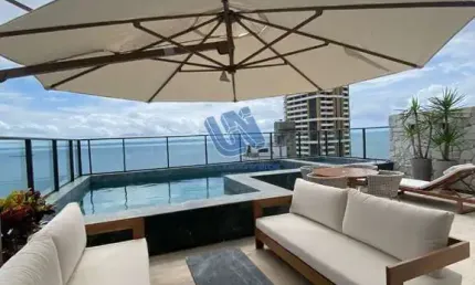 Mansao Carybe vista mar 3 suites 155m2  2 vagas de garagem perto do Yacht Club