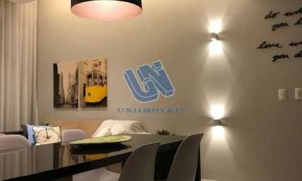Lindo Apartamento Decorado quarto e sala no Caminho das Árvores 45m2 (Taxas Inclusas)