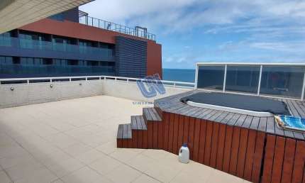 Apartamento porteira fechada quarto e sala com vista mar 180m2 em Armação