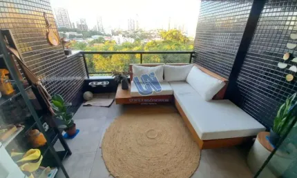 Apartamento 4 Quartos sendo 2 Suítes, Varandas 140m2 na Pituba
