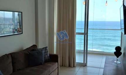 Apartamento nascente quarto e sala mobiliado na Barra 59m2