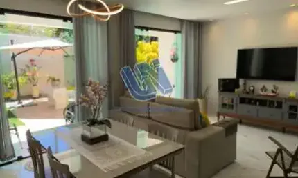Casa duplex em condominio 3 quartos sendo 2 suítes 113m2 em Stella Maris