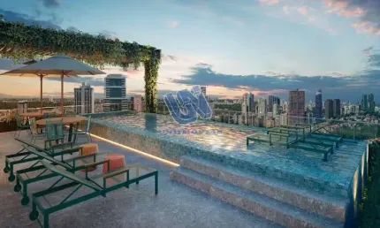 Apartamento tipo Studio com varanda gourmet 26,62m2 no Urban Carminho das Arvores