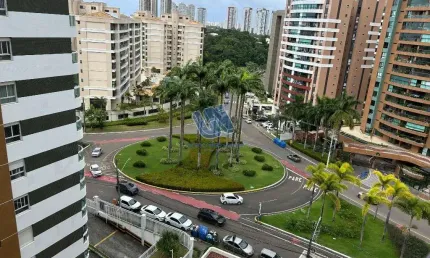Apartamento decorado e mobiliado 4 suítes sendo 1 suite master no mansão bellagio com 203m2 em alphaville i