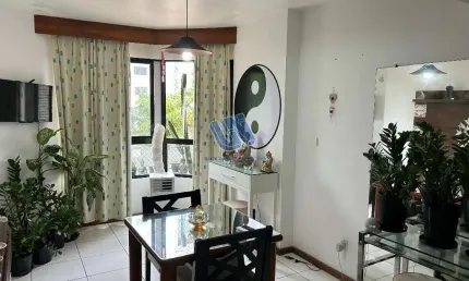 Apartamento quarto e sala com closet 45,58m2 na Pituba