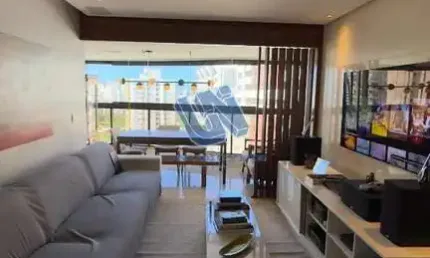Excelente Apartamento Três Suites, Gabinete, andar alto, com 136,00 m² Bairro Aquarius