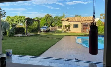 Casa em condomínio fechado com 4 quartos à venda na Mt 010, 13, Zona Rural, Acorizal por R$ 550.000