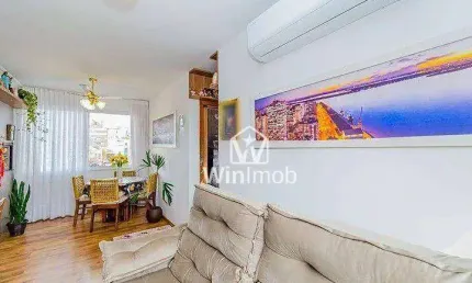 Apartamento com 2 dormitórios à venda, 57 m² por r$ 457.500,00 - azenha - porto alegre/rs