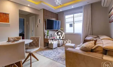 Apartamento com 2 dormitórios à venda, 56 m² por r$ 290.000,00 - jardim lindóia - porto alegre/rs