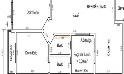 Apartamento no Bairro Parque das Nações em Santo André