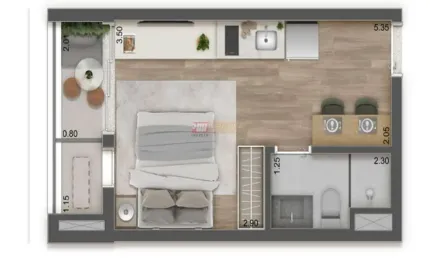 Apartamento com 1 quarto à venda na Rua José Zappi, 417, Vila Prudente, São Paulo