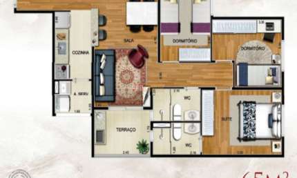 Apartamento com 3 quartos à venda na Rua Manoel Salgado, 476, Vila Caraguatá, São Paulo