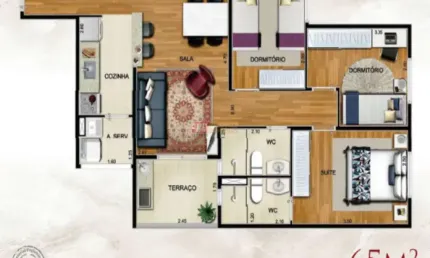 Apartamento com 3 quartos à venda na Rua Manoel Salgado, 467, Vila Caraguatá, São Paulo