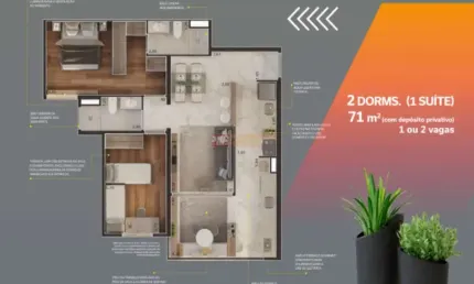 Apartamento no Bairro Rudge Ramos em São Bernardo do Campo