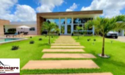 Mansão moderna terrea 6 suites a venda no Encontro das Águas