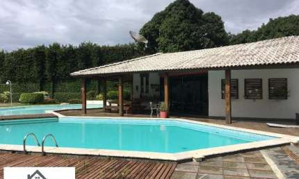 Casa TÉRREA MODERNISTA condominio Encontro das Águas 4 suites com ampla área de lazer