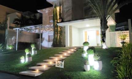 Casa para locação 4 suites Energia solar - Alphaville Litoral